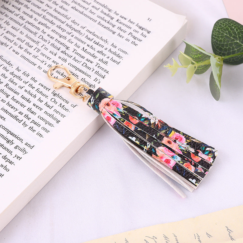 Wholesale Tassel pendant leopard print snake print fashion trend key accessories